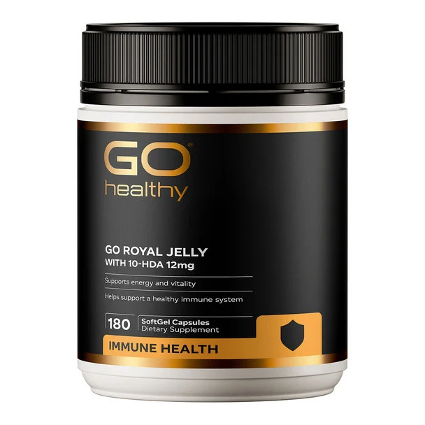 Go Healthy royal jelly 180c 高之源蜂王浆 胶囊 1000mg 180粒 【保质期2029/05】